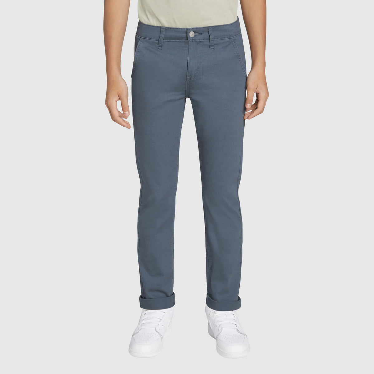 502™ Regular Taper Fit Chino Pants Big Boys 8-20 - Dark Slate - Grey