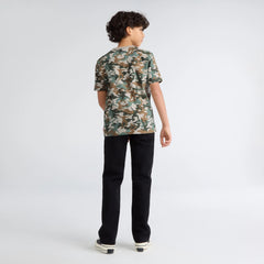Big Boys Short Sleeve Skate Camo Graphic - Multi-Color