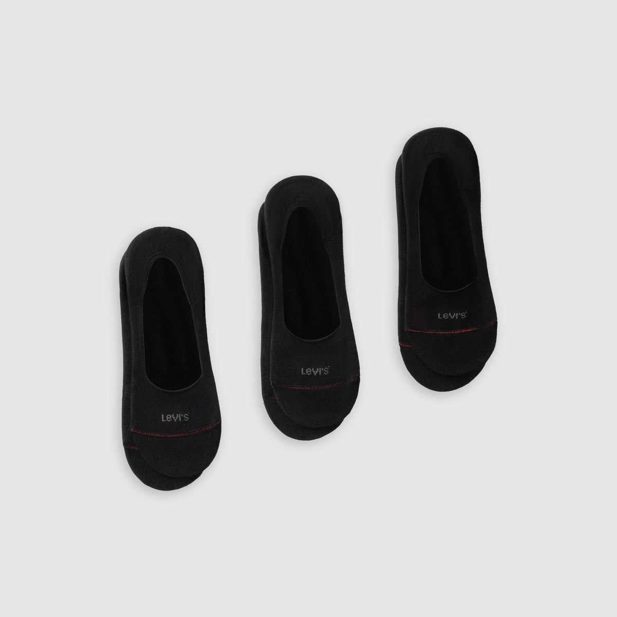 Low Rise Footie Socks (3-Pack) - Black