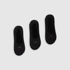 Low Rise Footie Socks (3-Pack) - Black