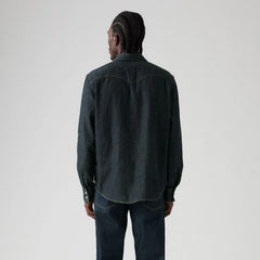 Classic Western Standard Fit Shirt - Red Cast Rinse - Dark Wash