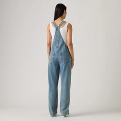 Vintage Denim Lightweight Overalls - File Away - Medium Wash