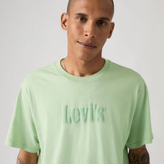 Relaxed Fit Short-Sleeve Graphic T-Shirt - Bolster Logo Camo Green - Green