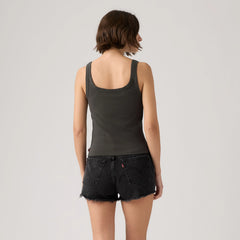 Graphic Logo Essential Tank Top - Serif Pirate Black - Black