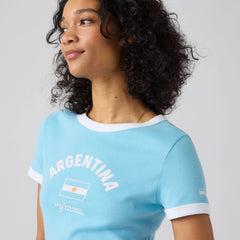 Argentina Mini Ringer Tee - Argentina - Multi-Color