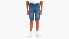 Slim Fit Performance Shorts - Blown Away - Medium Wash