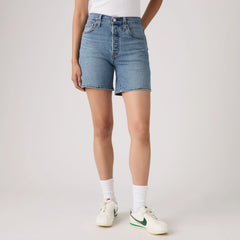 501® Original Fit Mid-Thigh Lightweight Women's Shorts - Pen Ring Ltw - Medium Wash