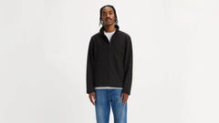 Soft Shell Stand Collar Jacket - Black