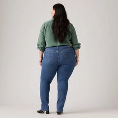 314 Shaping Straight Fit Women's Jeans (Plus Size) - Lapis Gem Plus - Medium Wash