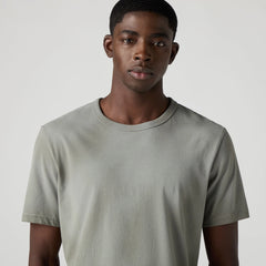 Shrunken Sun Dye T-Shirt - Sun Dye Mulled Basil - Green