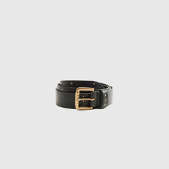 Maddox Studded Belt - Caviar - Black