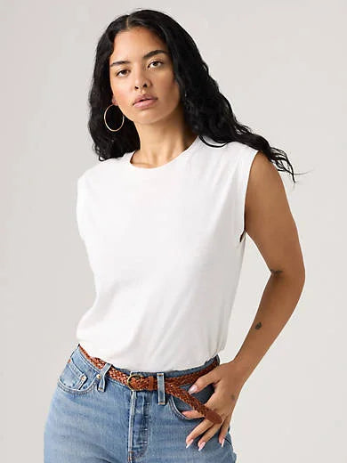 Boxy Tank Top - White