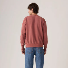 Authentic Crewneck Garment Dye Sweatshirt - Garment Dye Roan Rouge - Red