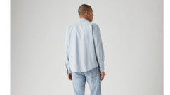Classic One Pocket Standard Fit Shirt - Cinder - Blue