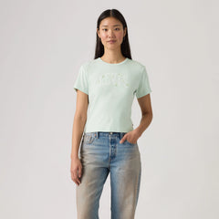 Rickie T-Shirt - Flowers - Blue