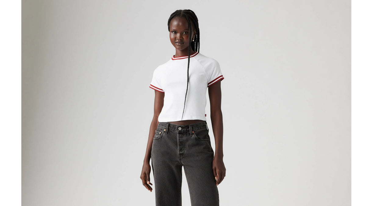Oracle Shrunken Ringer T-Shirt - White