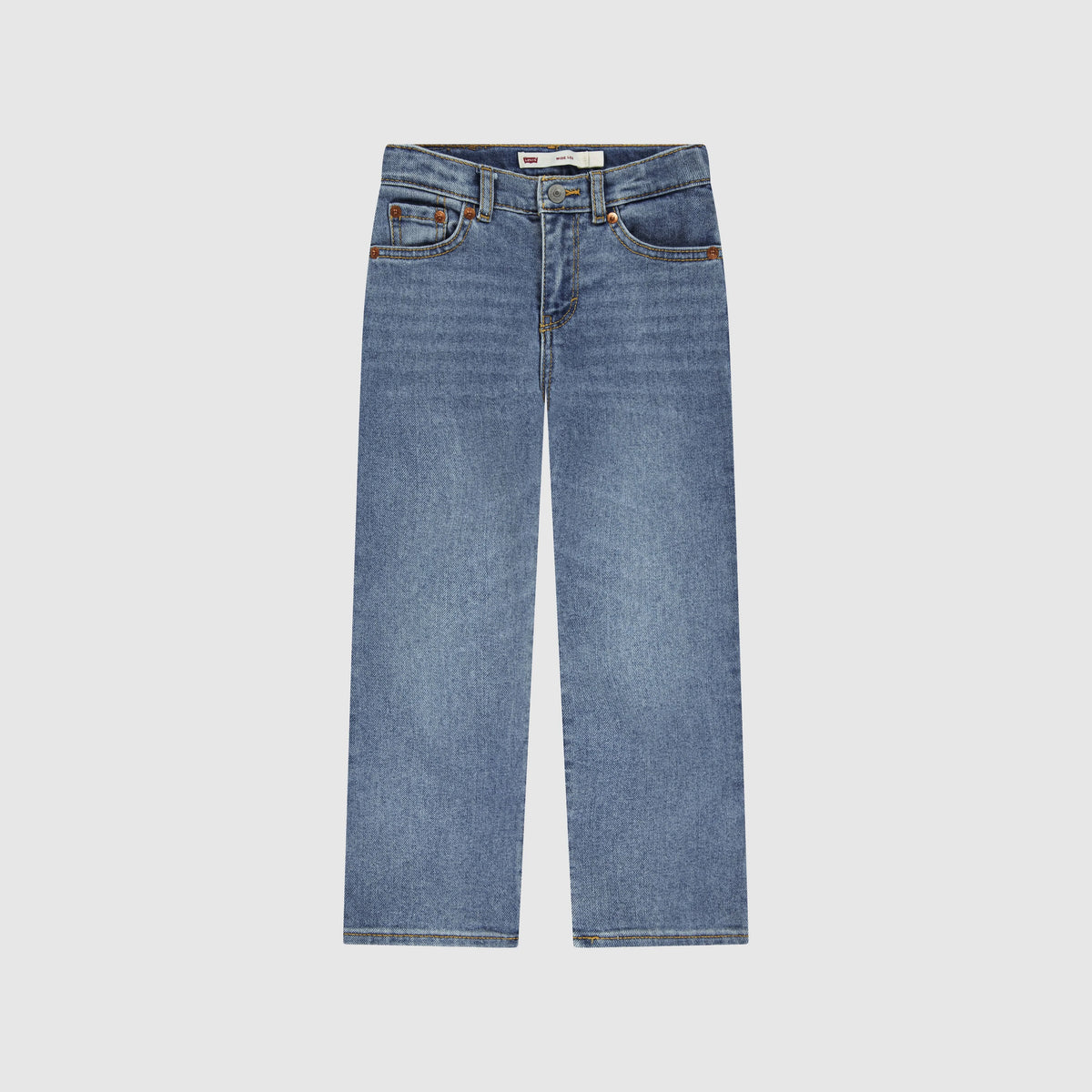 Wide Leg Jeans Little Girls 4-6 - It's All Fun - Medium Wash