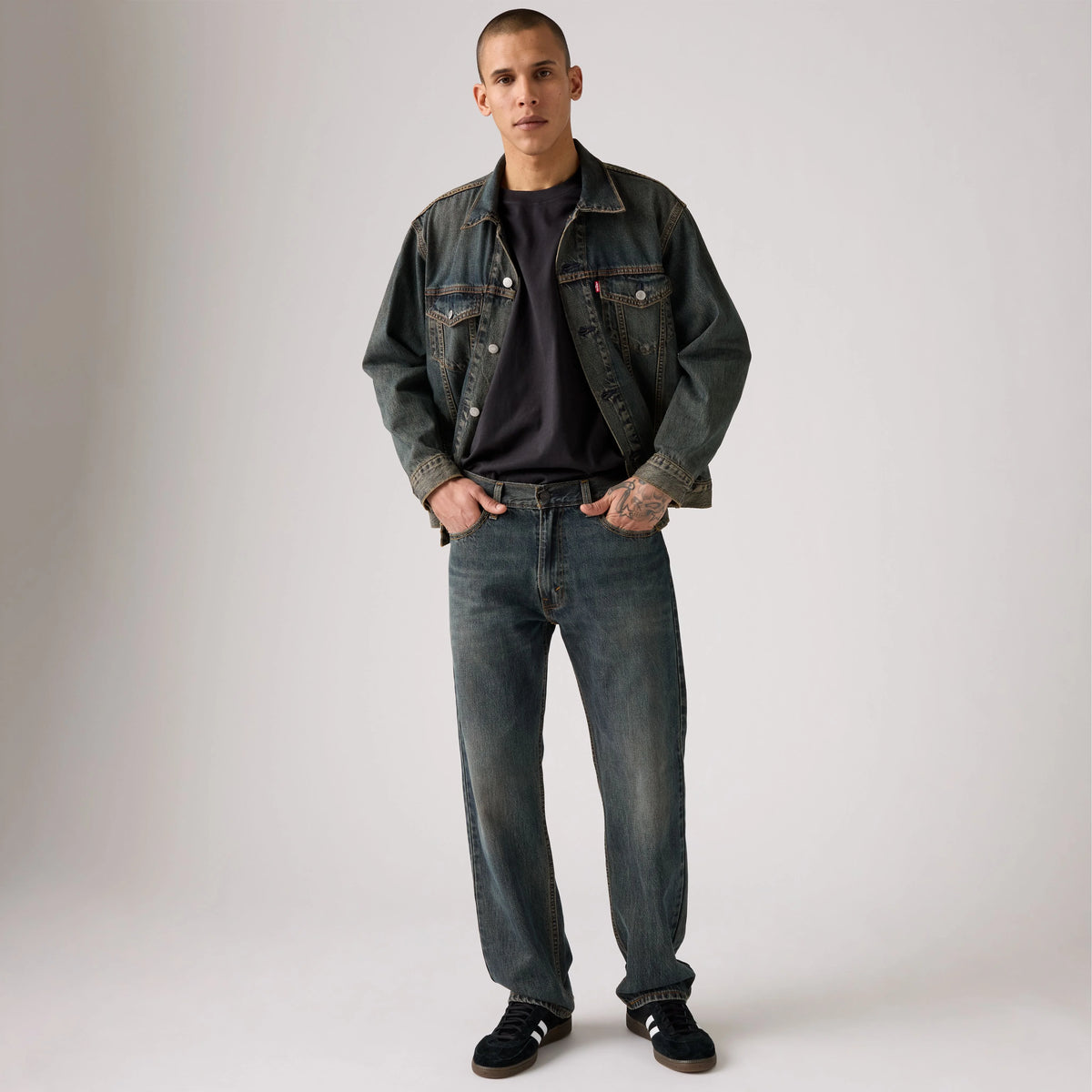 555™ '96 Relaxed Straight Men's Jeans - Can You Dig It - Dark Indigo