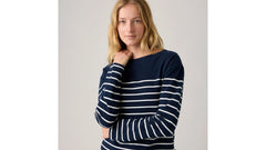 Marin Striped Top - Navy Blazer - Blue