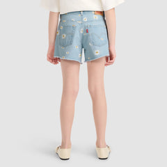 Dasiy Denim A Line Shorts Big Girls 7-16 - Your World - Medium Wash