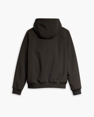 Soft Shell Hoodie Bomber Jacket - Black