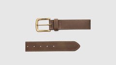 Loire Leather Belt - Leather Brown - Brown