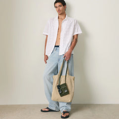 Sunset Camp Eyelet Shirt - Bright White - White