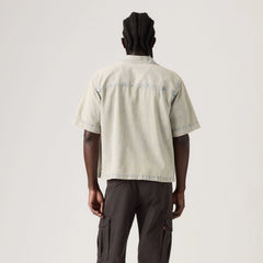 Short-Sleeve Mechanic Boxy Shirt - Early Rise - Medium Wash