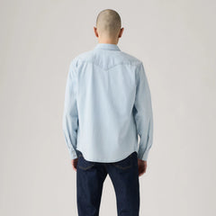 Classic Western Standard Fit Shirt - Evergreen - Light Wash