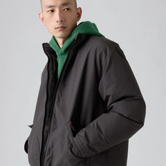 Briggs Short Puffer Jacket - Dark Phantom - Black
