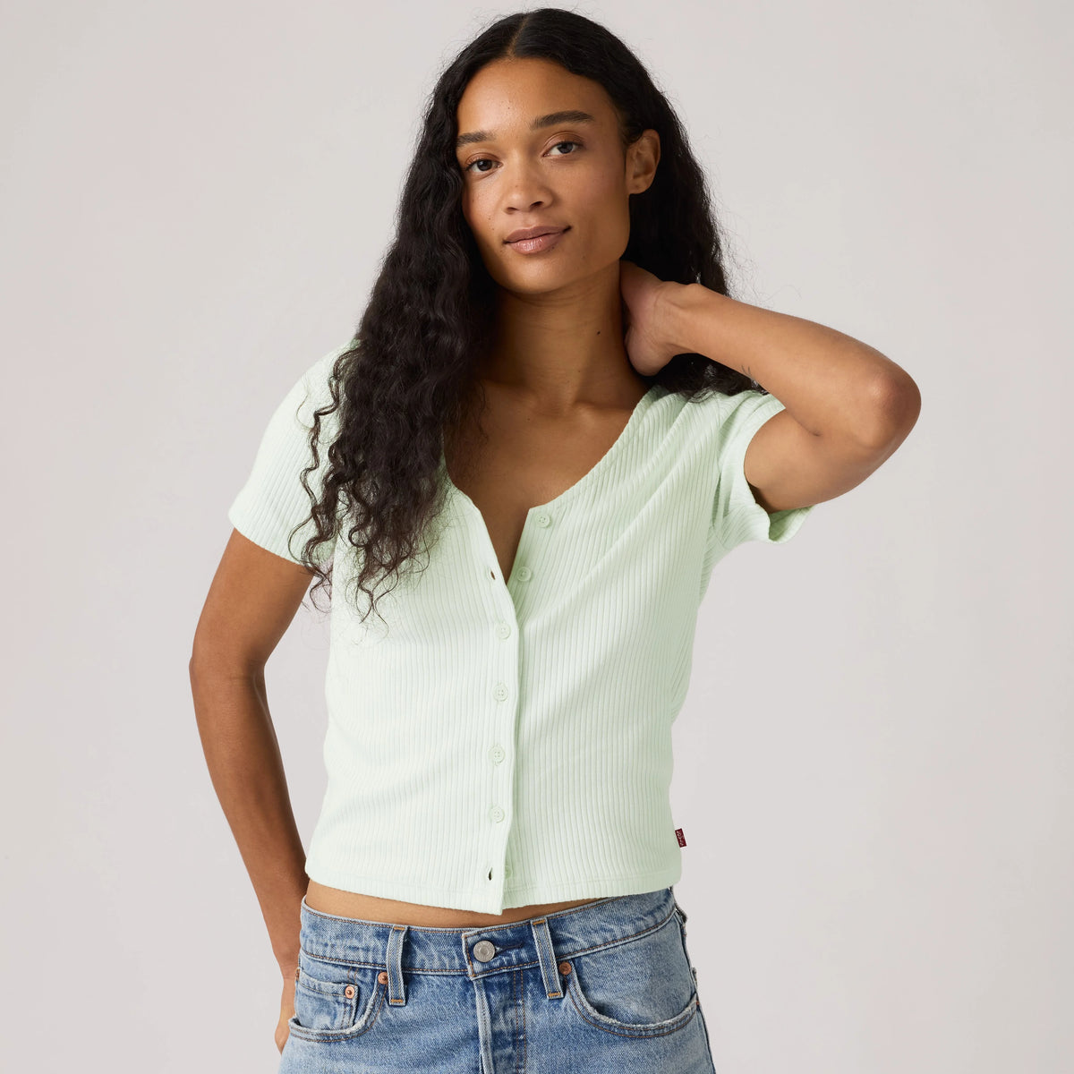 Muse Short-Sleeve Tee - Pale Blue - Blue