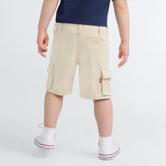 Traditional Cargo Shorts - Oatmeal - Brown