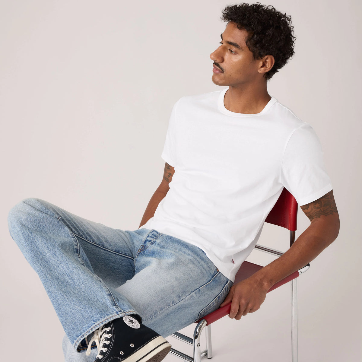 Shrunken T-Shirt - Bright White - White