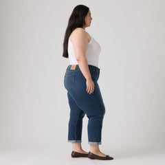 Boyfriend Women's Jeans (Plus Size) - Working Late Plus - Medium Wash