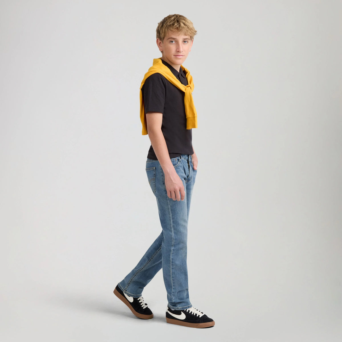 502™ Regular Taper Fit Strong Performance Jeans Big Boys 8-20 - Good Guy - Medium Wash
