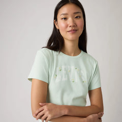 Rickie T-Shirt - Flowers - Blue