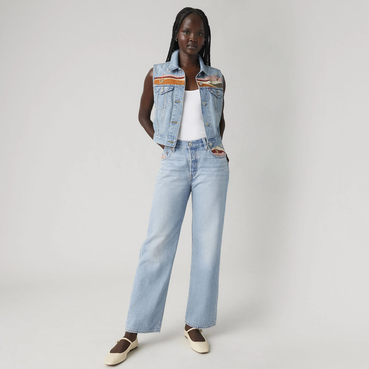501® ‘90s Ankle Lightweight Women's Jeans - Desert Utopia - Medium Wash