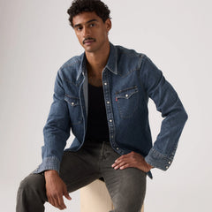 Barstow Western Denim Shirt - Solucell Western - Medium Wash