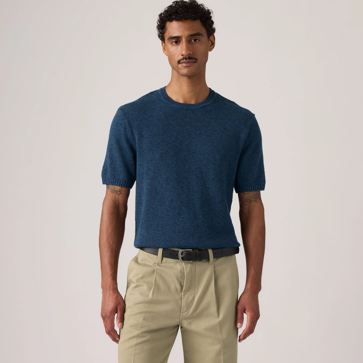 Stinson Knit Sweater Shirt - Ensign Blue - Blue