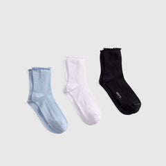 Levi's® Short Cut Lettuce Socks (3 Pack) - Multi-Color