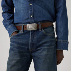Western Plaque Belt - Brown