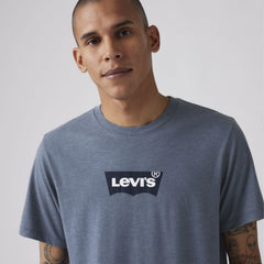 Classic Graphic T-Shirt - Batwing Logo - Blue