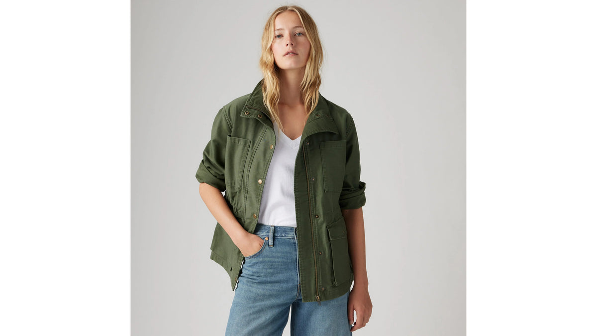 Karlie Utility Jacket - Deep Depths - Green