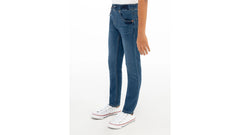 Skinny Fit Pull On Pants Big Boys 8-20 - Battle Born - Medium Wash