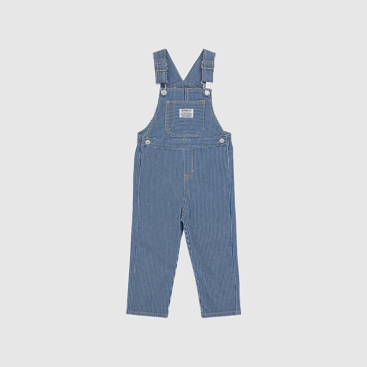 Railroad Stripe Overalls Toddler 2T-4T - Yucatan - Blue