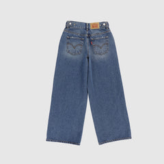Cinch High Rise Baggy Jeans Big Girls 7-16 - Evie - Dark Wash