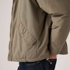 Briggs Short Puffer Jacket - Bungee Cord - Brown