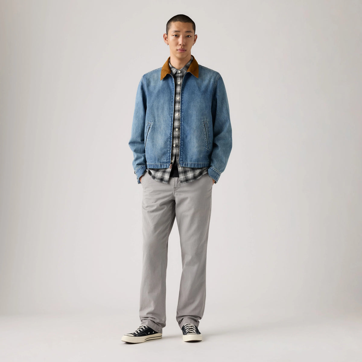 XX Chino Authentic Relaxed Men's Pants - Pebble Wash - Grey