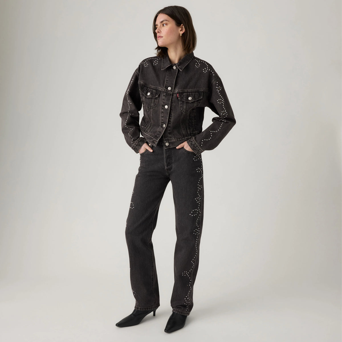 501® '90s Women's Jeans - Bejeweled - Black