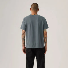 Relaxed Fit Short-Sleeve Graphic T-Shirt - Headline Logo Lead - Grey